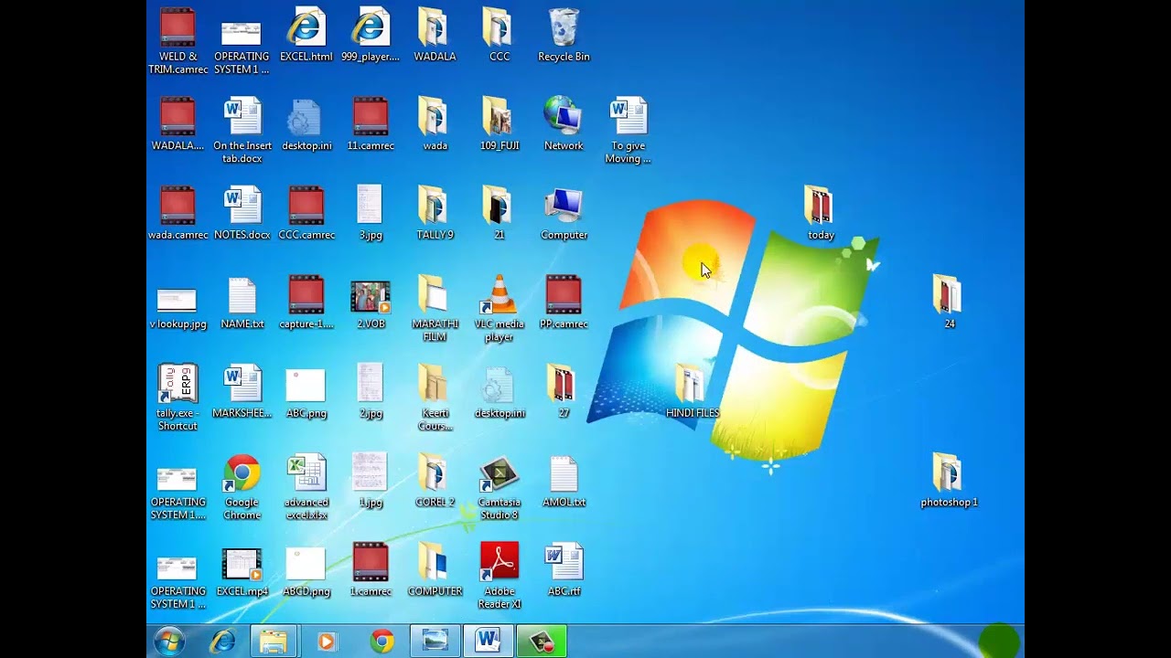10  Basic computer course in marathi Lecture no 9 save the file