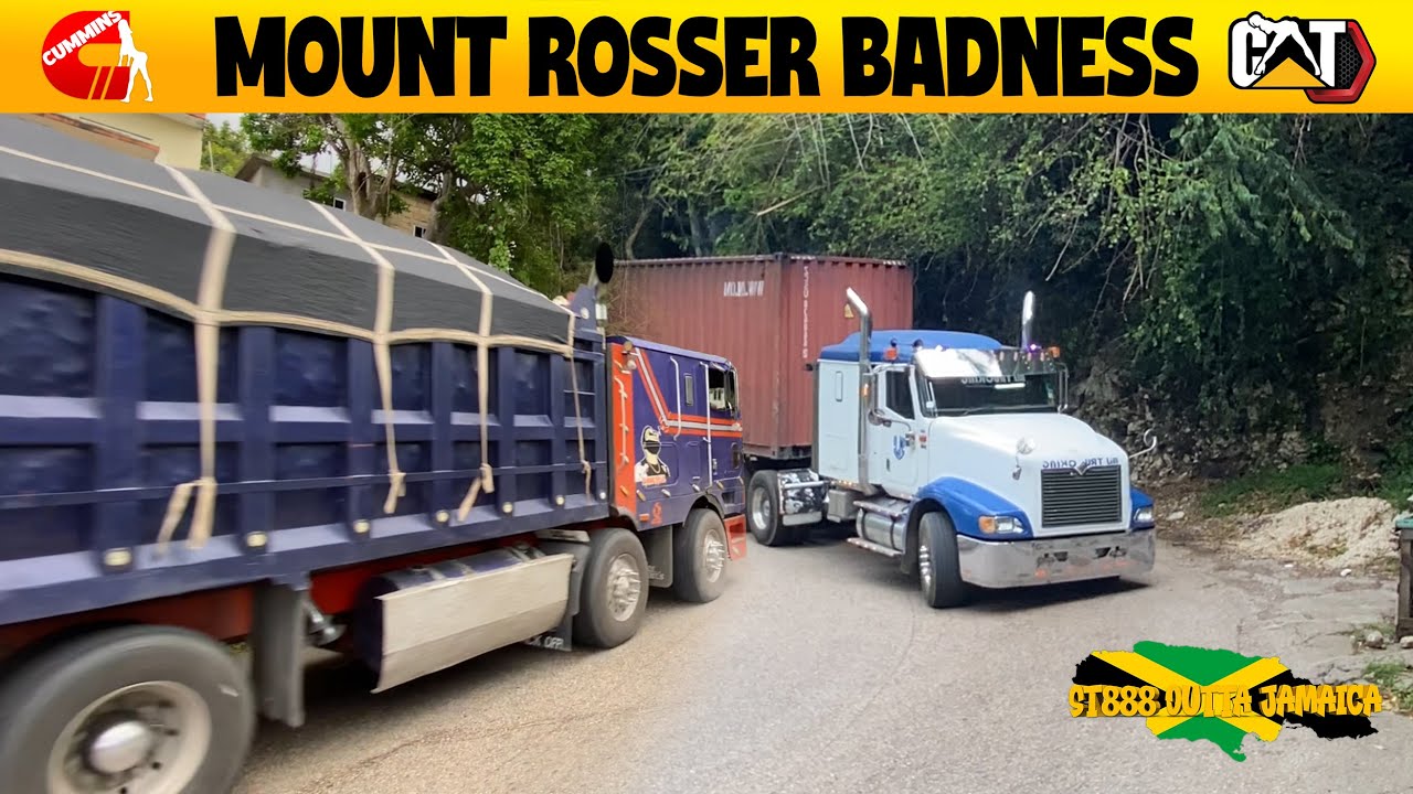 Jamaican Truckers Traversing | World Most Dangerous Roads | Mount Rosser S01E02 | Cash Money Crew
