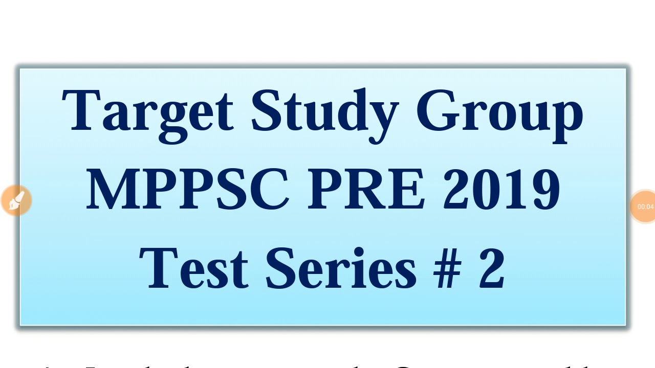 MPPSC PRE 2019 Test Series | Question 47 to 100