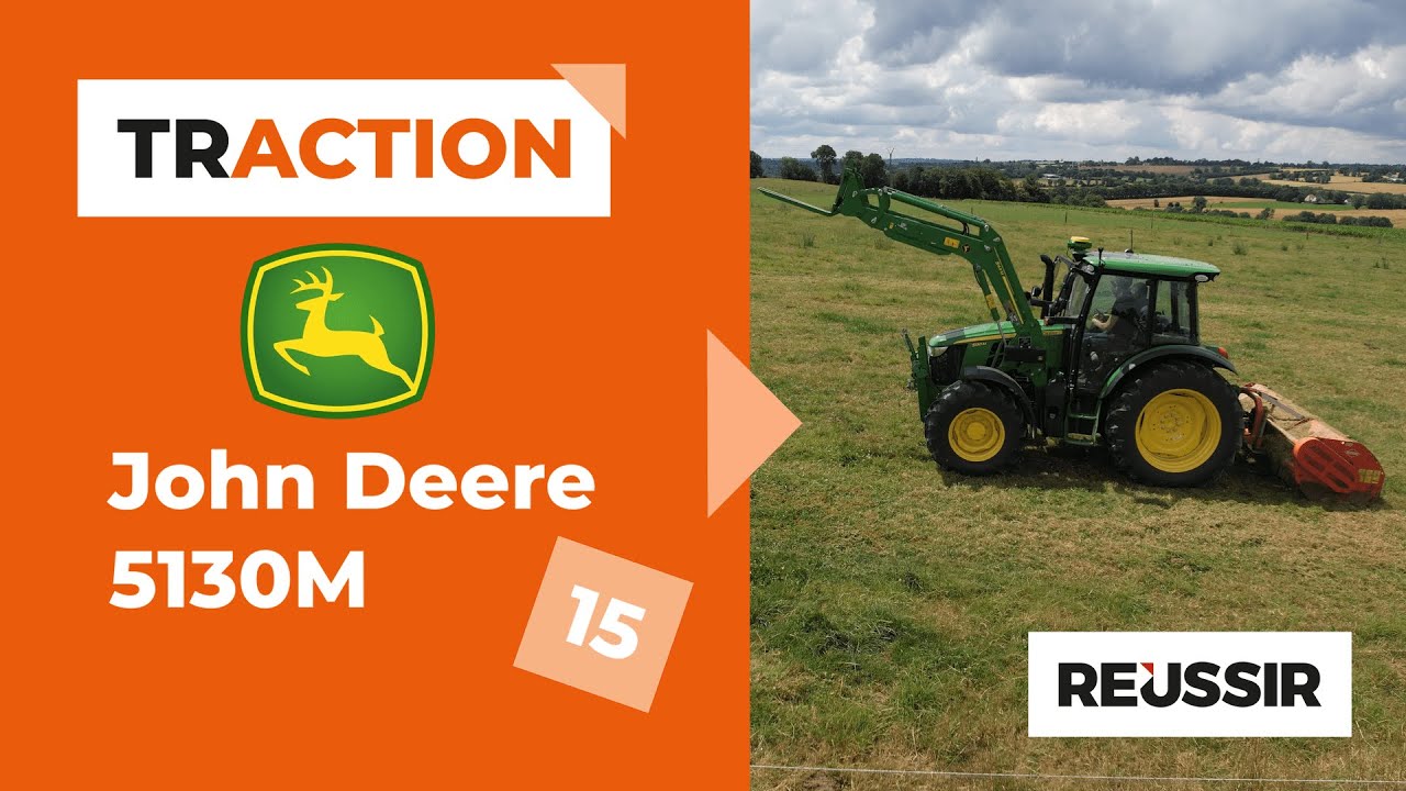 Essai du tracteur John Deere 5130M - Traction #15