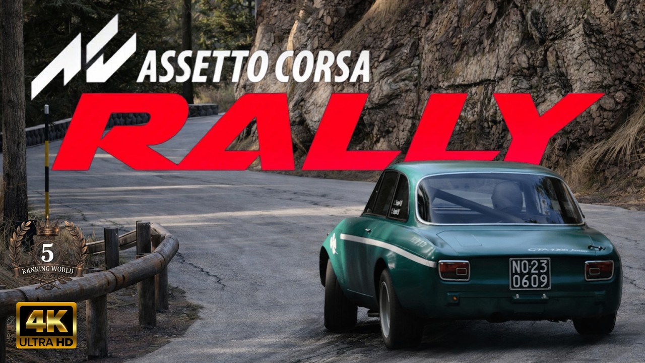 ASSETTO CORSA RALLY / #5 MONDIAL / ALFA ROMEO GTA / SOMMET DE TURINI / 4K