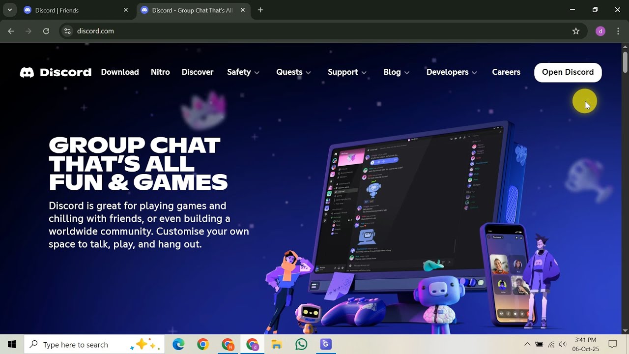 Как войти в Discord через браузер