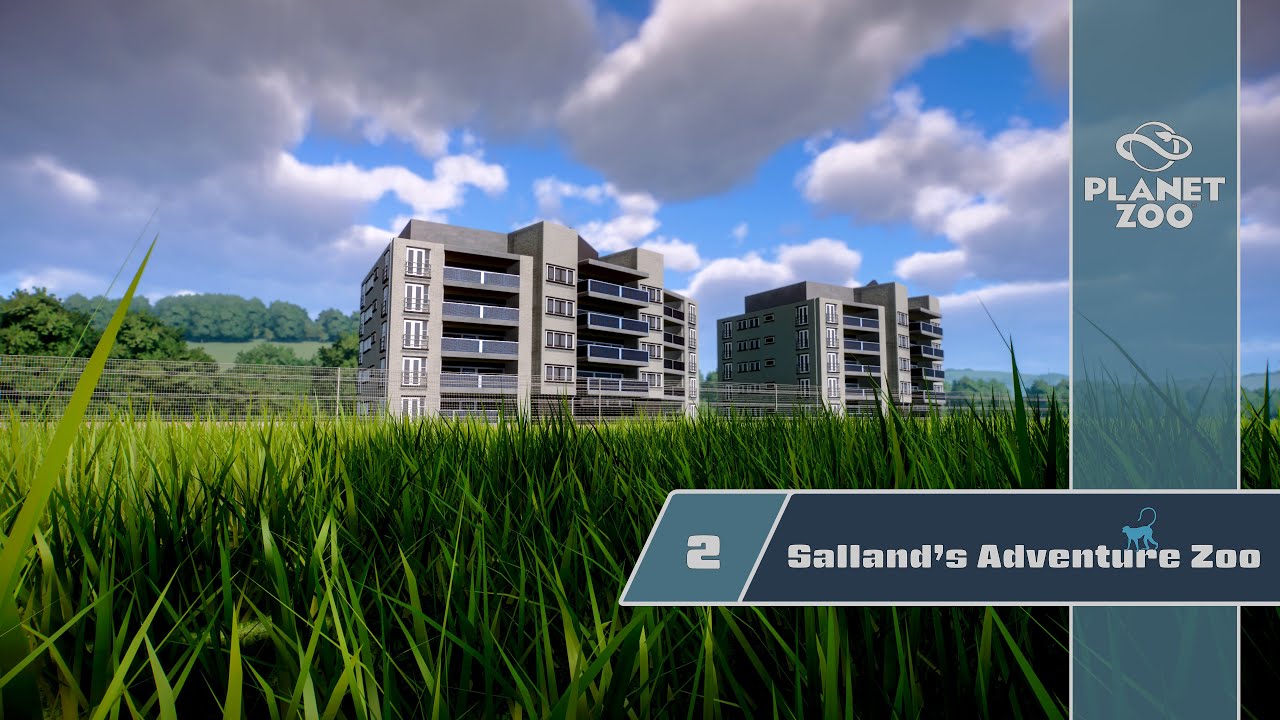 Detailing Apartment Complex (1/2) | Salland's Adventure Zoo | Speed Build | Planet Zoo | 2