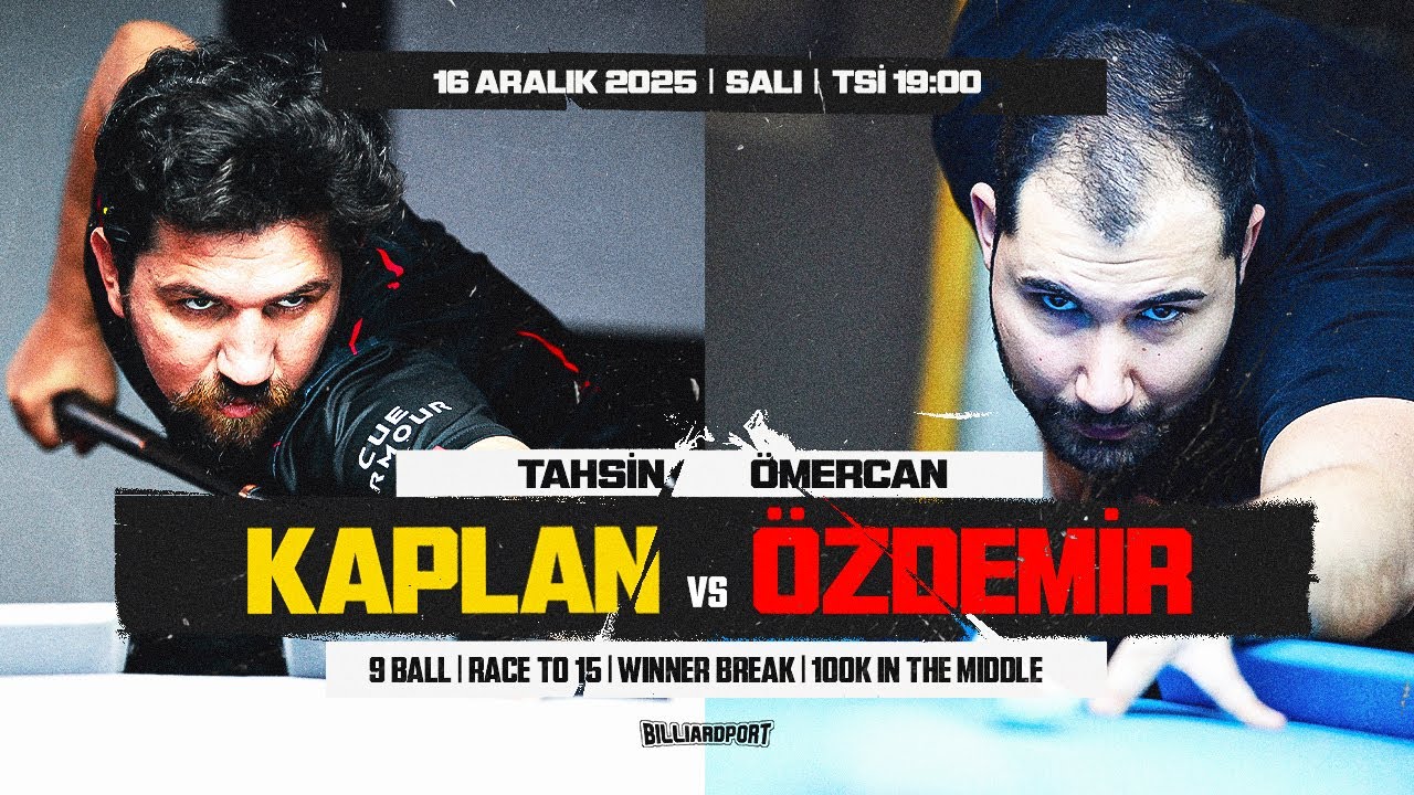 Tahsin Kaplan VS Ömercan Özdemir 9 Ball Challenge