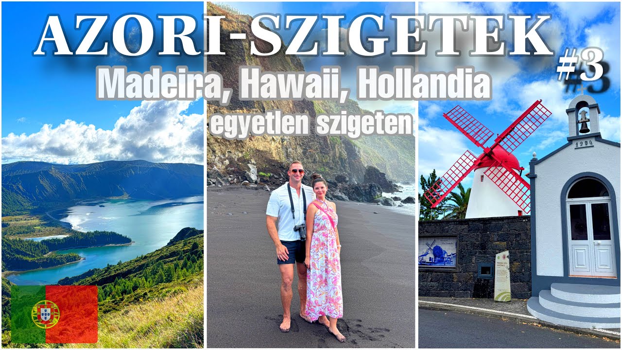 Ezerarcú Azori-szigetek:  Európa VALÓDI Hawaii-ja!🏝️🌋