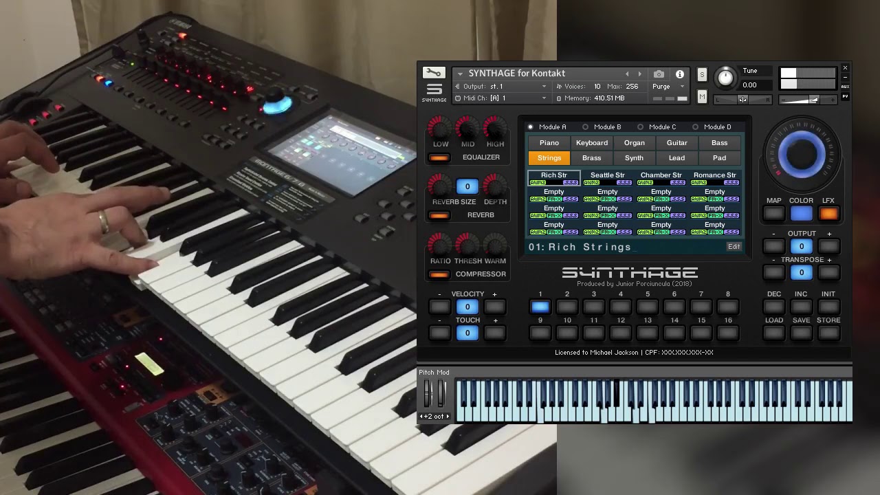SYNTHAGE for Kontakt - Luis Miguel / No Existen L&iacute;mites / Intro