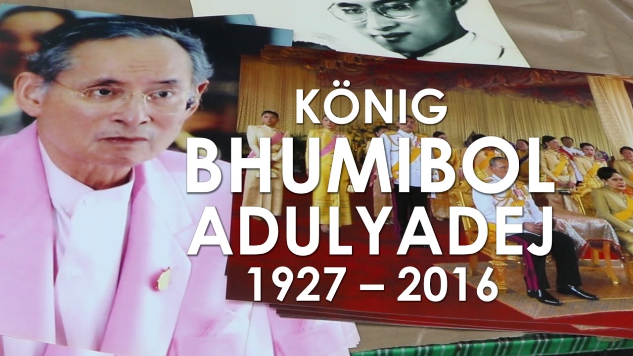 Der Tod von König Bhumibol Adulyadej
