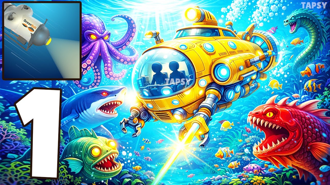 🌊Deep Dive! Gameplay Walkthrough Part 1 – First Dive & Ocean Exploration (Android,iOS)