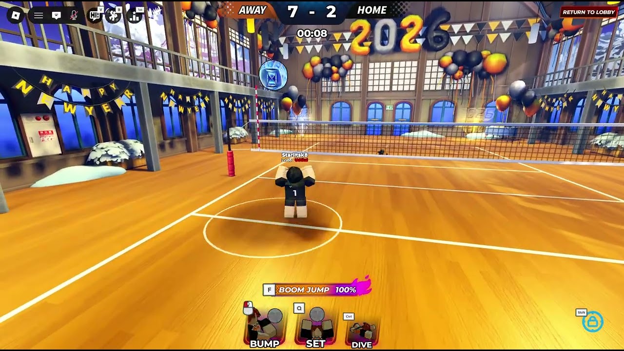 playing vbl (volleyball legends) again with my friend i lost badly ...
