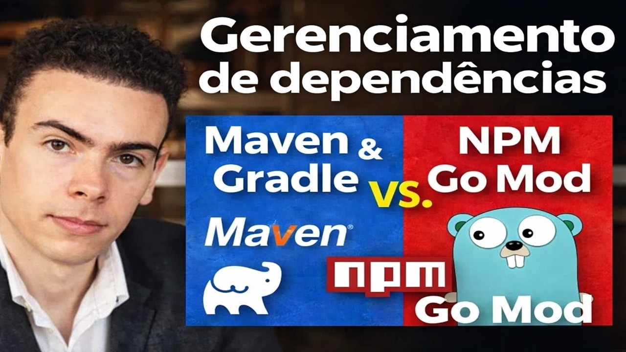 Gerenciamento de dependências Maven e Gradle vs. NPMGo Mod