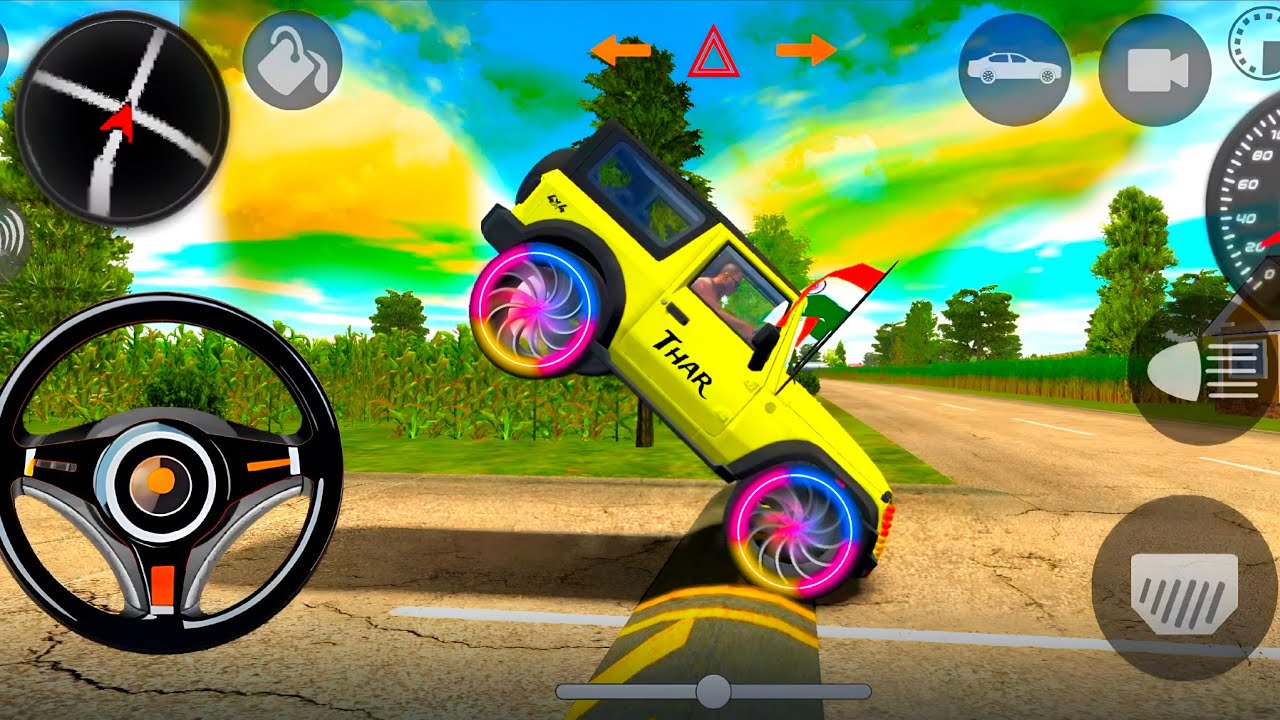 Dollar (Song) Modified Mahindra Yellow Thar😈 || Indian Cars Simulator 3D || Android Gameplay Part 18