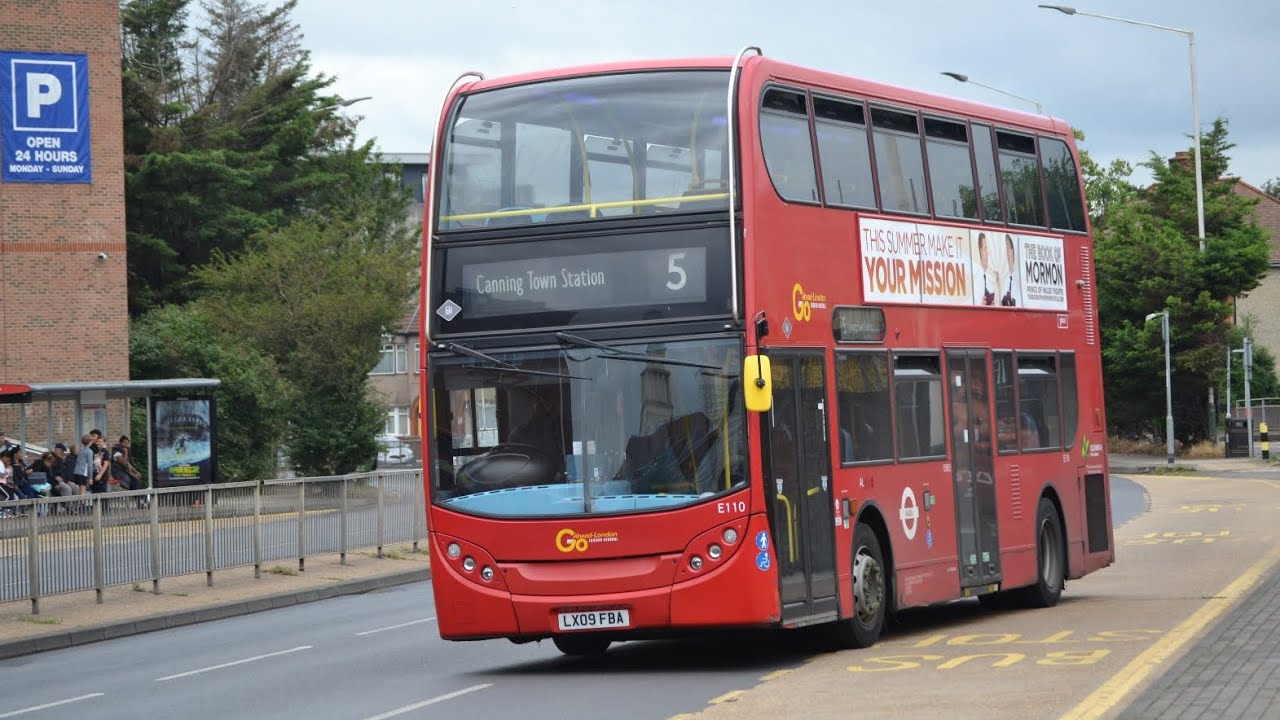 (F1) *Kickdown Galore* Journey on Route 5 | ADL Enviro400 Trident | E110 - LX09FBA