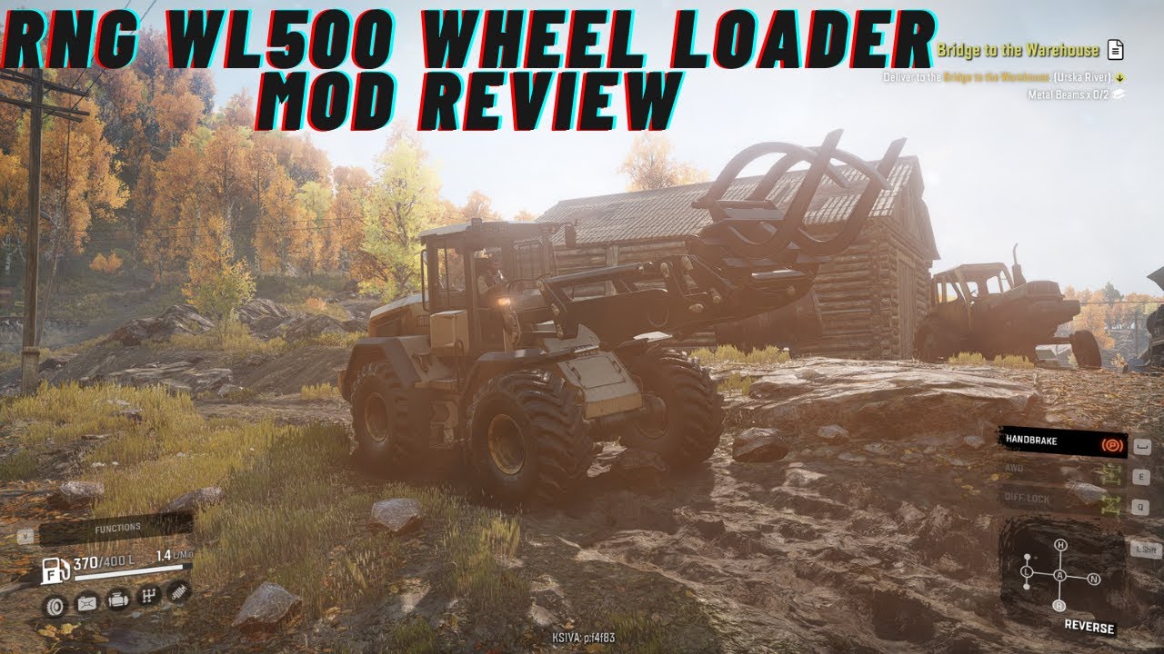 SnowRunner Mod Review | RNG WL500 - ULTIMATE WHEEL LOADER MOD!
