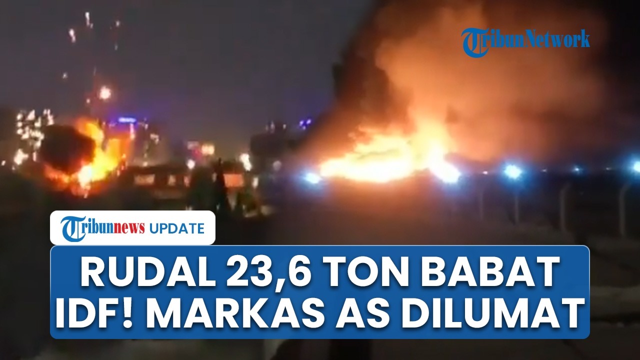 Rangkuman Iran-AS: Israel Diserang Rudal Sejjil Berbobot 23,6 Ton, Markas & Pangkalan AS Diledakkan