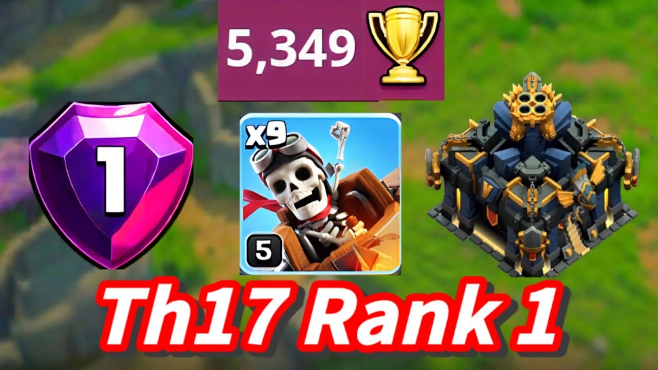 Th17 Rank 1 with Dragon Rider Army (February Season Day 15) (COC)
