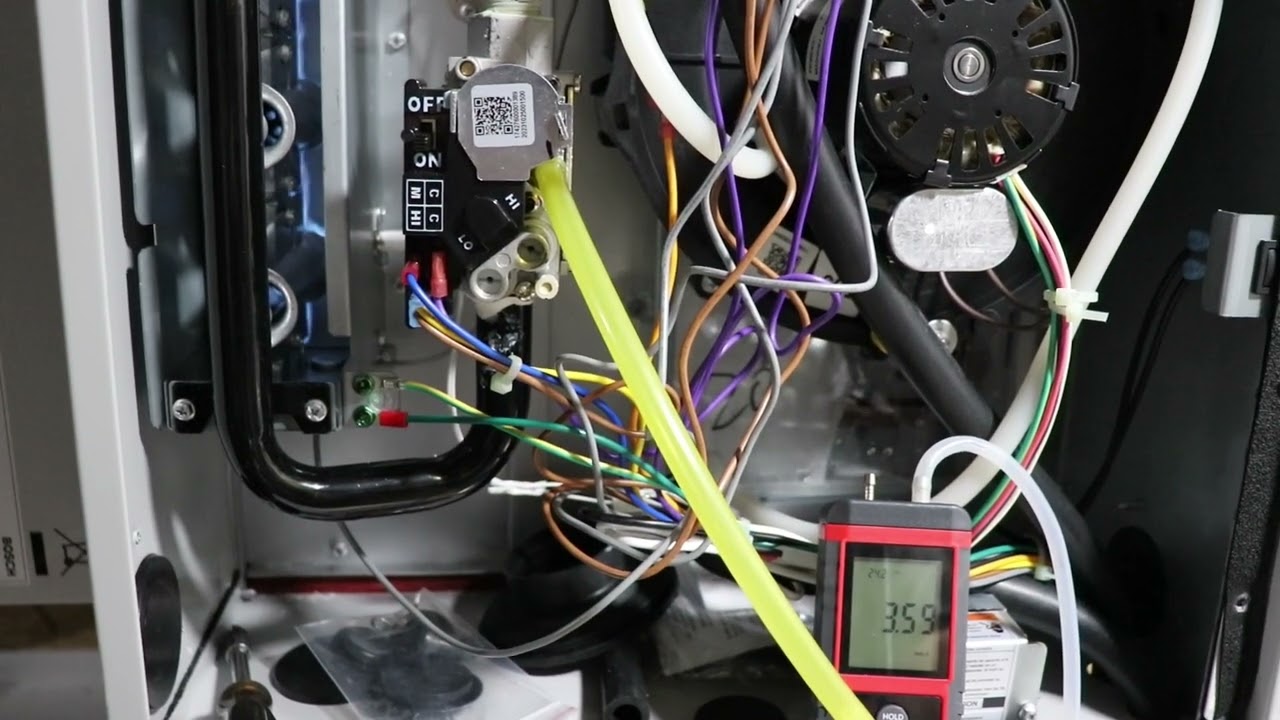 Исправление кода ошибки E5 E6 Bosch BGH96 и настройка давления газа