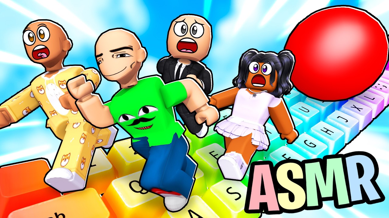 ESCAPE THE ASMR KEYBOARD OBBY! | Roblox Funny Moments