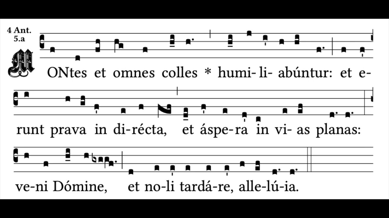 THIRD SUNDAY OF ADVENT VESPERS  |   Antiphons & First Lines of Psalmody