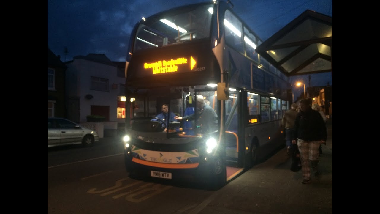 FULL ROUTE VISUAL | Canterbury Triangle | Stagecoach East Kent | 15277 YN16WTV