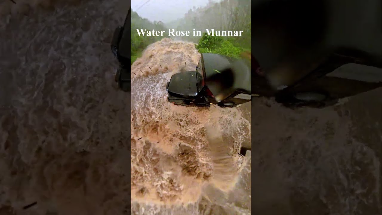 THE WATER ROSE IN MINUTES 😳 | Munnar&ndash;Anakulam Road | Kerala Rain | The Zenith Trails