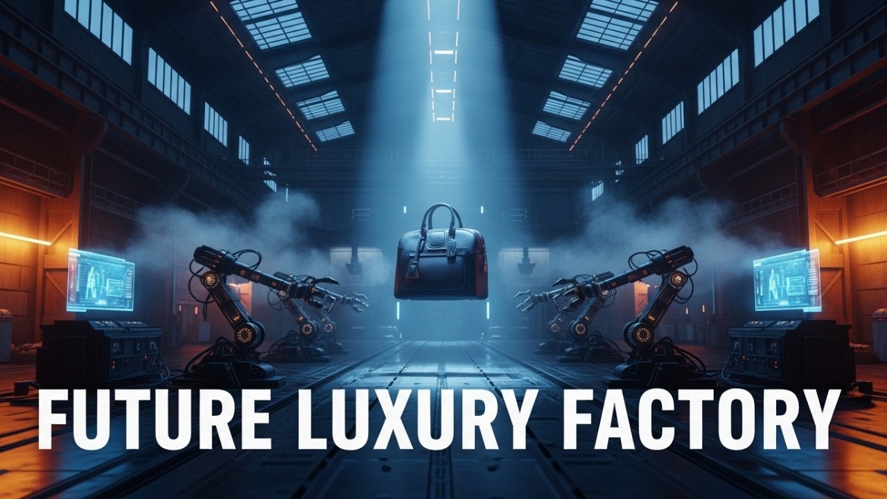 Futuristic Leather Factory Process | Dystopian Luxury Manufacturing (Sci-Fi World Build)