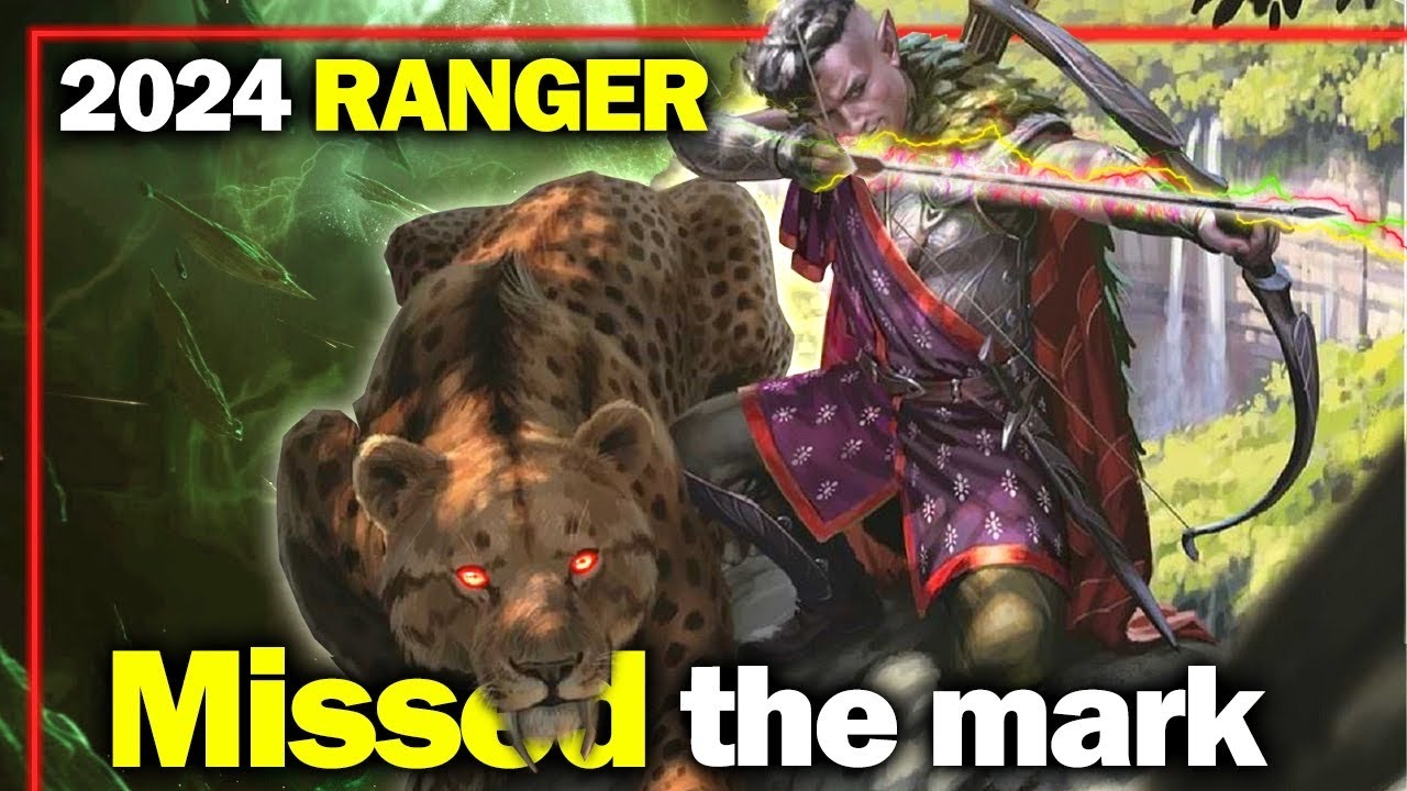 D&D Ranger 2024 года. Всё дело в метке охотника | Руководство игрока 2024 года #dungeonsanddragon...