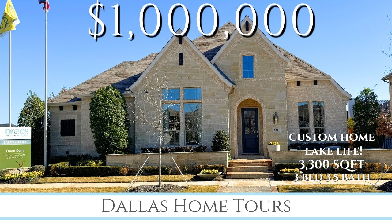 Custom Home Tour Near Dallas Texas | Viridian Lake Life Community in Arlington Texas