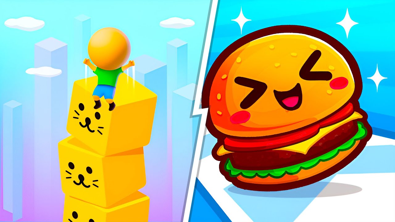 Cube Surfer VS Food Run 🔥 Max Level SpeedRun Gameplay (Android,iOS) NEW UPDATE Ep 770