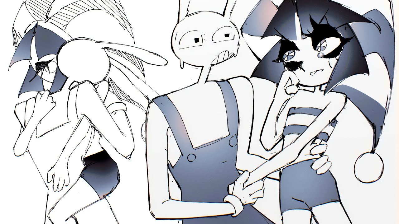Alone On The Beach 😏 | Pomni x Jax (Funnybunny) | The Amazing Digital Circus Comic | TADC