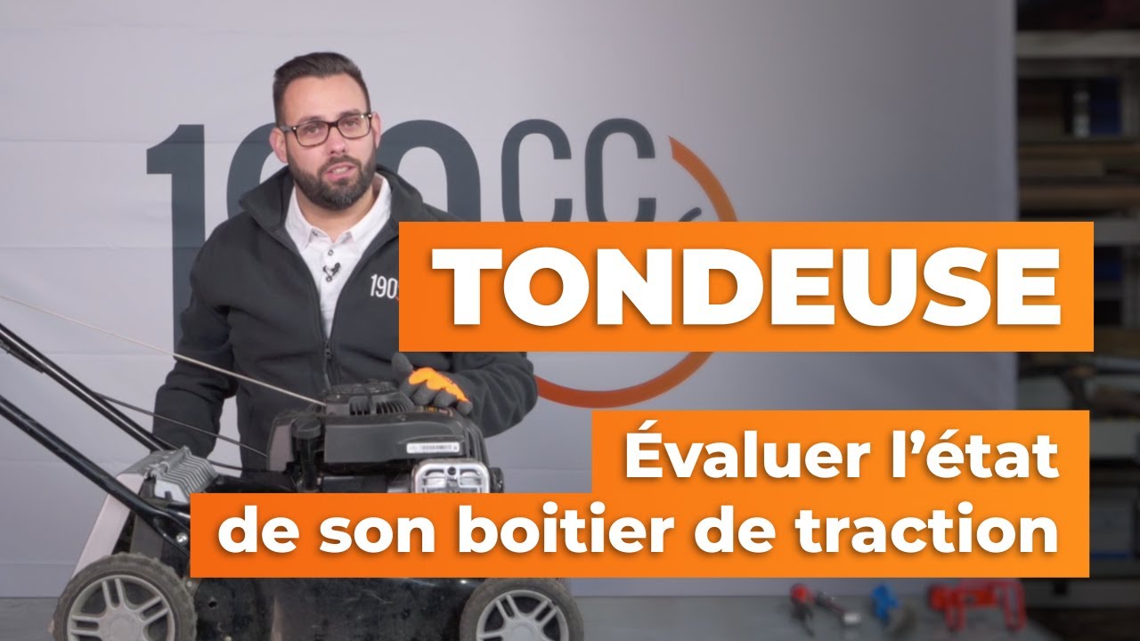 Tondeuse - Contr&ocirc;ler l'&eacute;tat d'un boitier de traction