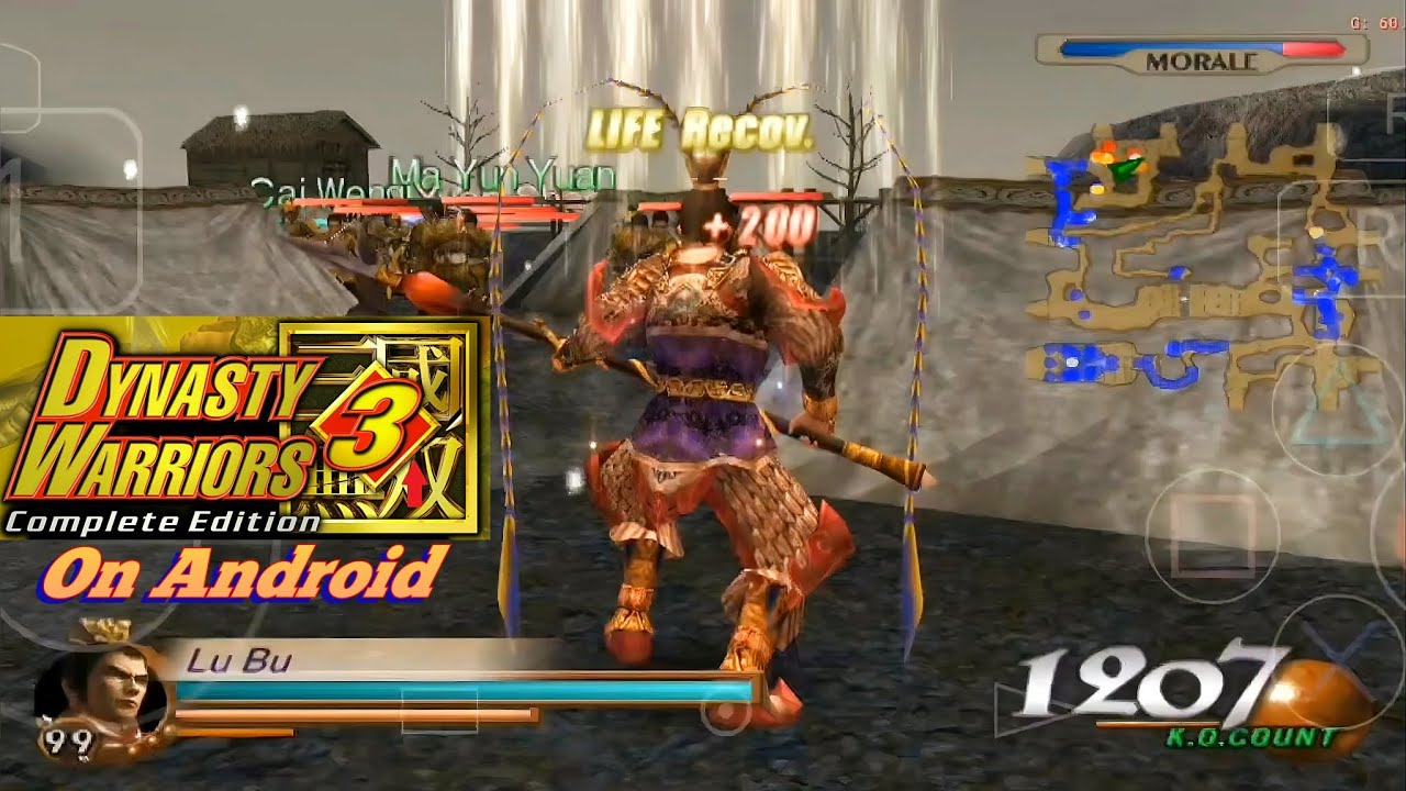 Dynasty Warriors 3 Complete Edition on Android, Rage 