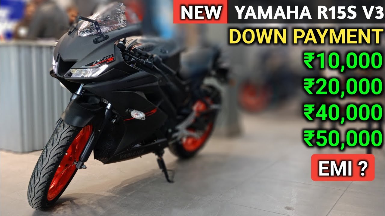 New Yamaha R15S V3 Finance Details | Emi  Down payment & Interest Rate | On Road Price ?