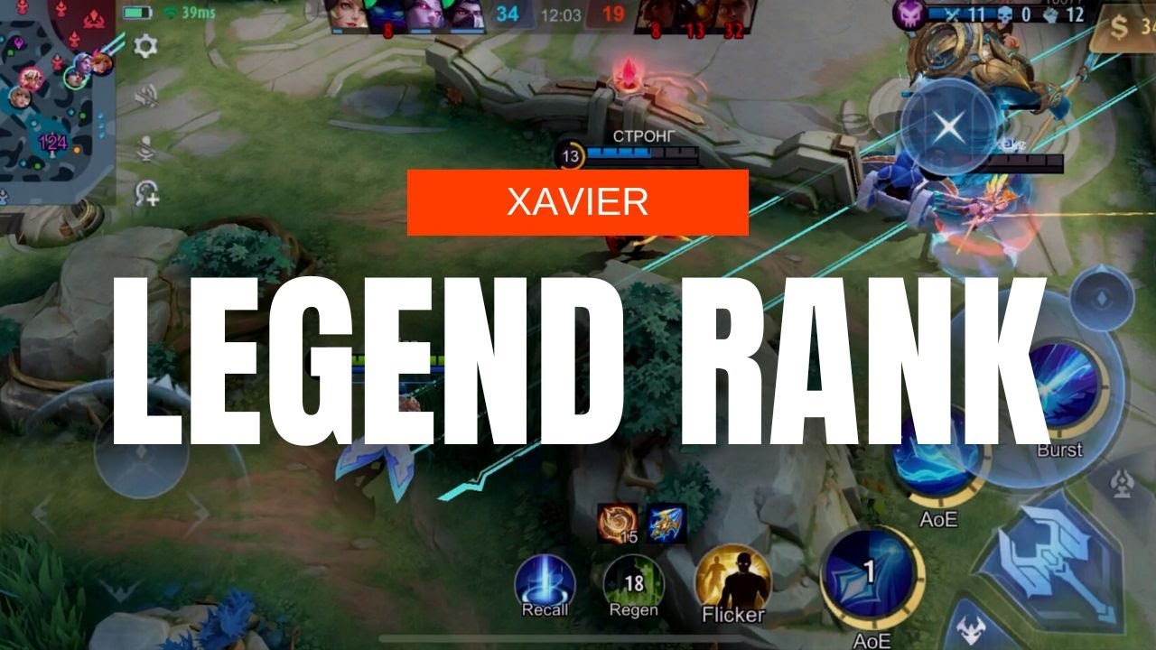 Xavier Gameplay Legend Rank