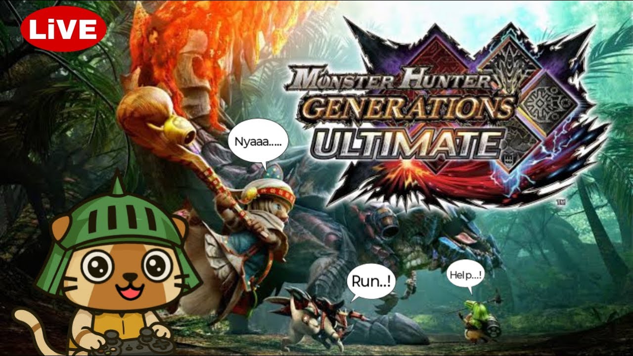 Belajar jadi kucing #4 | Monster Hunter XX