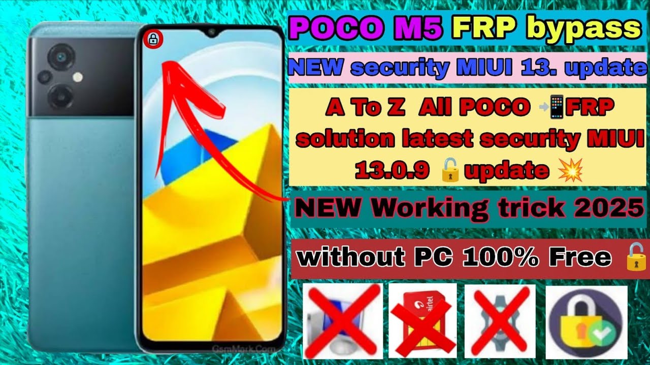 POCO M5 FRP Bypass | HyperOS 1.0.3 Android 14 Without PC Without Computer Latest Security 100% solve