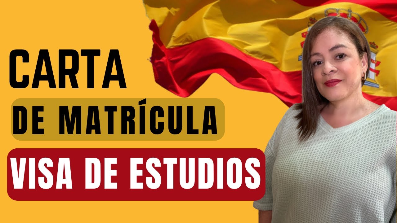 ✅ CÓMO SOLICITAR LA CARTA DE MATRÍCULA 👉 Para la VISA de Estudios en #España. (VÍDEO # 2) 👩🏼‍🎓😀