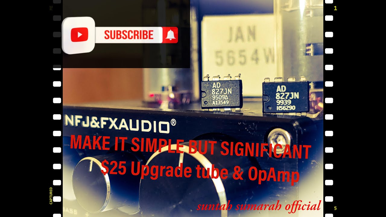 Upgrade Fx-Audio Tube-03 Tube 6k4-GE5654 & NE5332-AD827JN