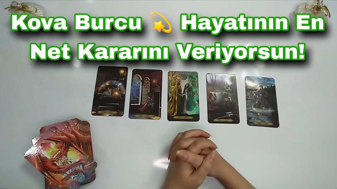 Kova Burcu 💫 Hayatının En Net Kararını Veriyorsun! #tarotfalı #tarot #aşkfalı #astroloji #kovaburcu 