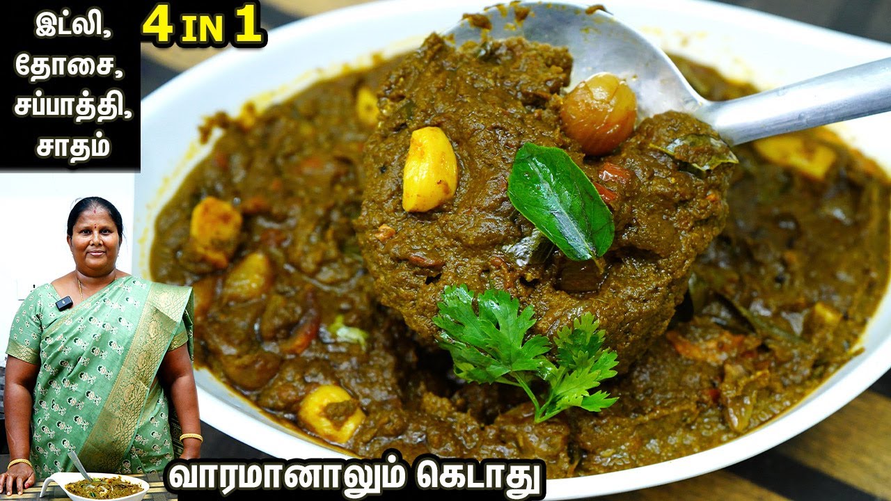 கறிவேப்பிலை மல்லி புதினா தொக்கு👌💕சுவை அள்ளும், அழகு மிளிரும் / Karuveppilai Coriander mint thokku
