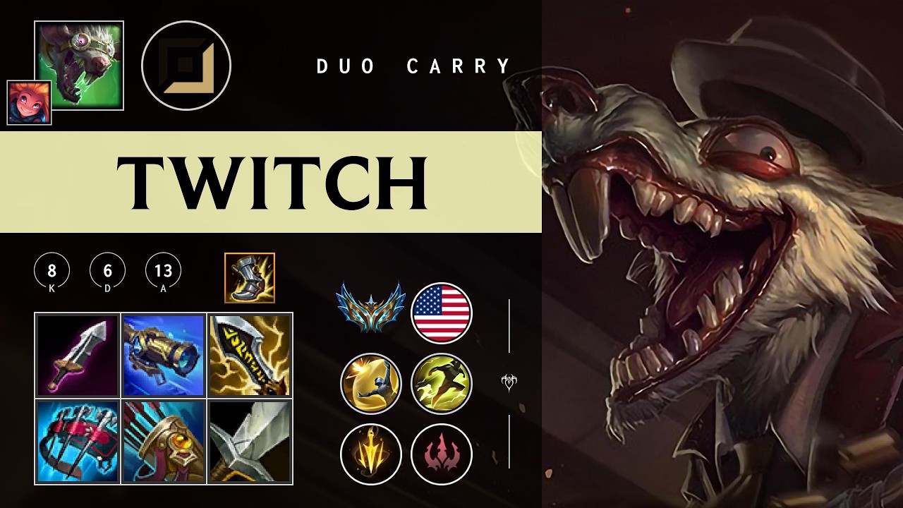 Twitch ADC vs Corki - NA Challenger Patch 26.04