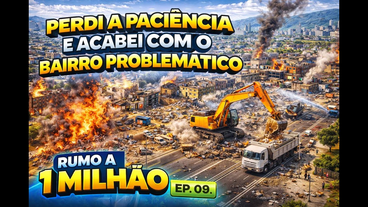 💥 PERDI A PACIÊNCIA E ACABEI COM O BAIRRO PROBLEMÁTICO | RUMO A 1 MILHÃO