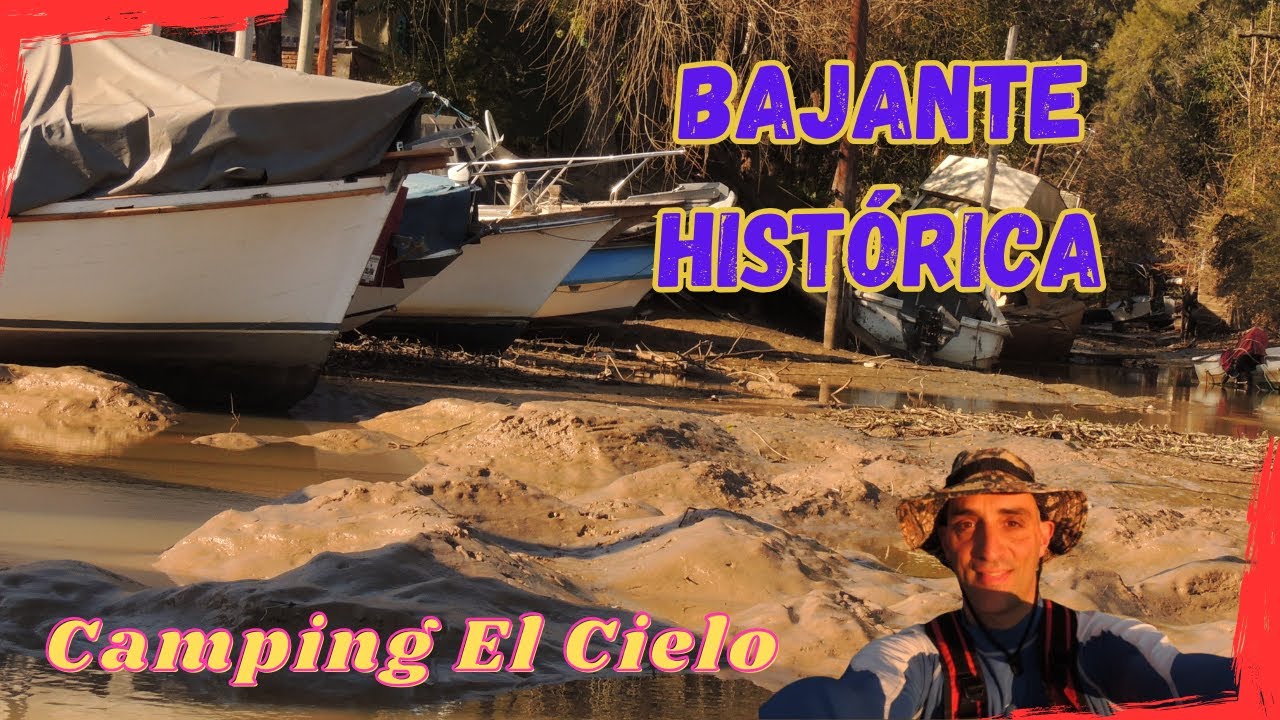 Travesía en kayak para llegar al Camping el Cielo. ¿ Llegare con esta bajante del Rio ? 🤷‍♀️