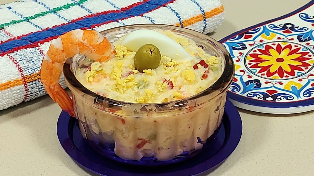 🥔 🦐 ENSALADILLA RÁPIDA❌️SIN COCER LAS PATATAS // BEATRIZ COCINA