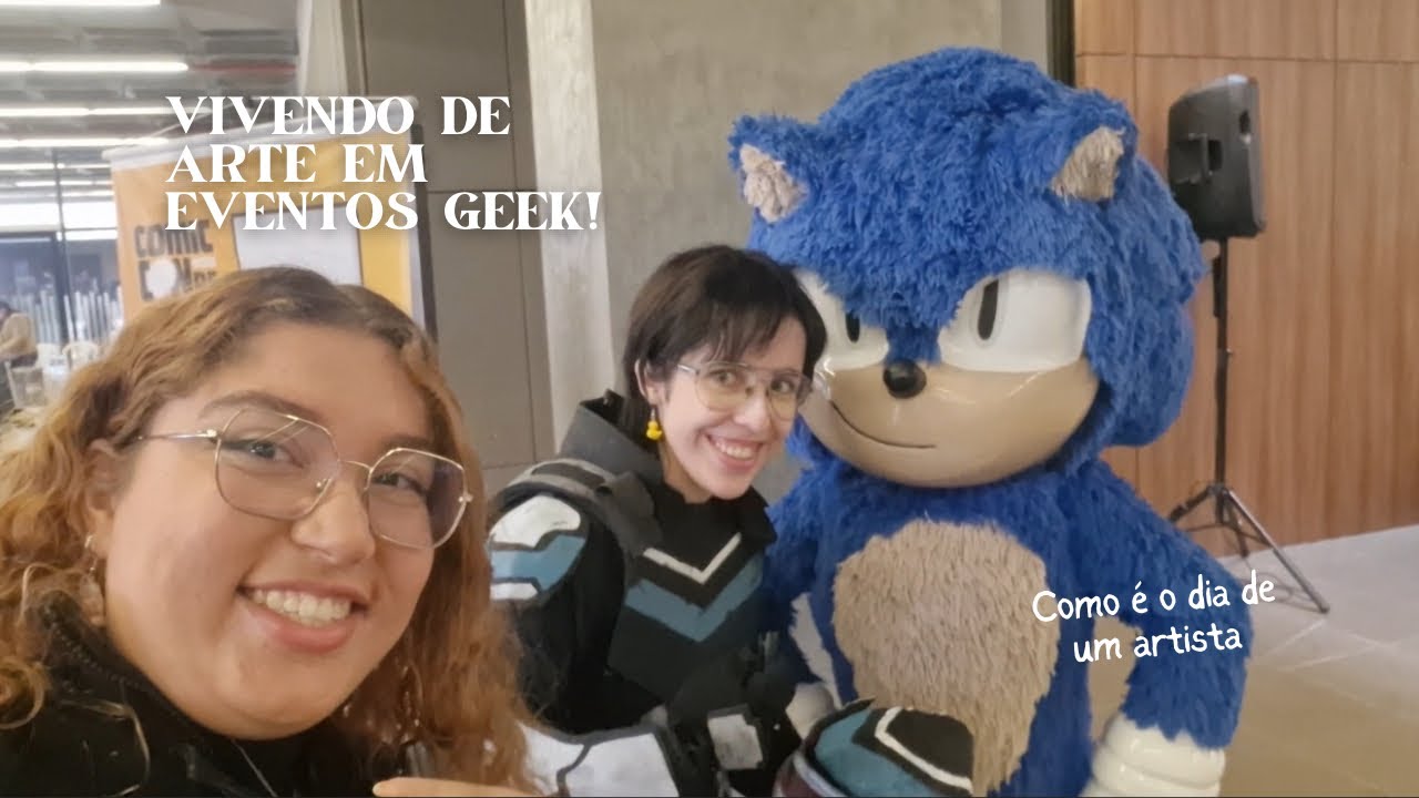 Trabalhar com arte na Comic Con | Vlog de artista 🎨✨