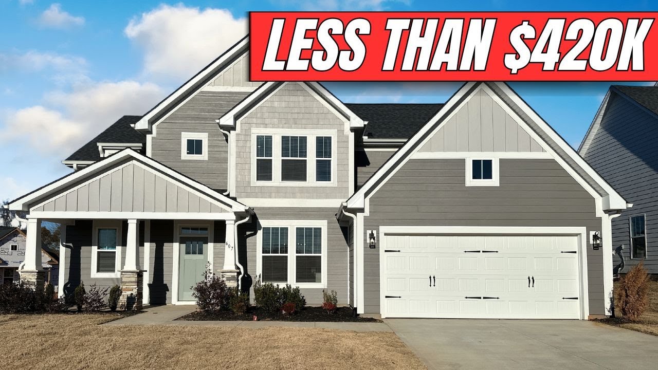 Greenville SC Real Estate: New Homes For Sale in Kayfield at Midway - Arlington Plan by DRB Anderson