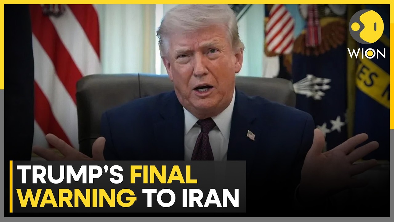 US President Donald Trump Warns Iran Hours Before His Ultimatum for Peace Deal Ends | WION News