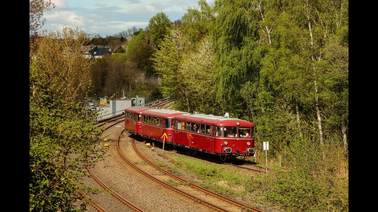 Schienenbus VT98 auf der Wuppertalbahn