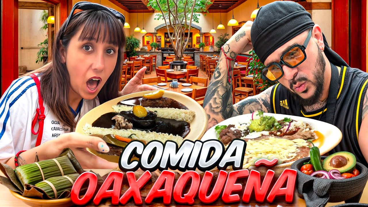 ¡PRIMERA vez PROBANDO la COMIDA OAXAQUEÑA en el RESTAURANTE más ARTESANAL del MUNDO ! 🇲🇽 (15 Letras)