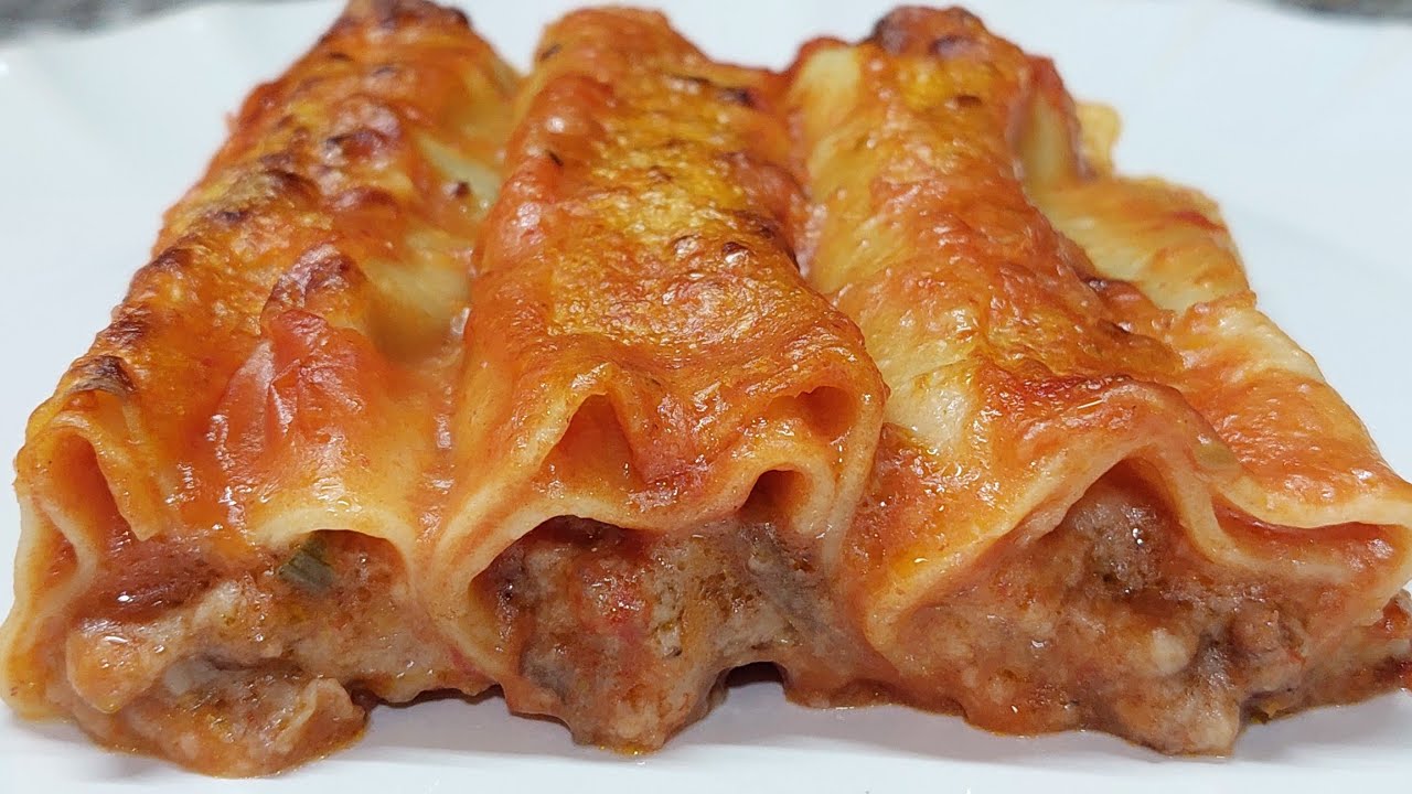 Cannelloni ripieni di carne