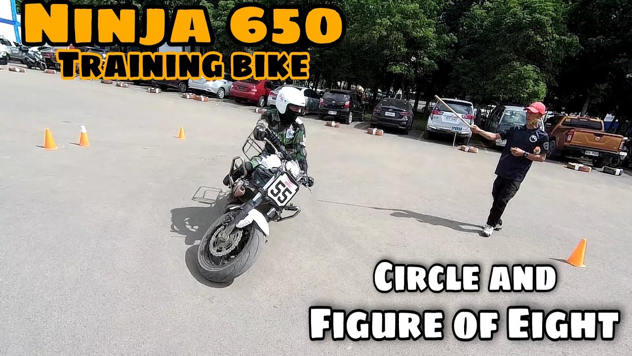 Ninja 650 Training Bike | Circle and Figure of 8 | MCRC serye week 2